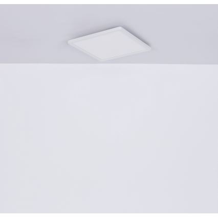 Globo - LED Dimbare badkamer plafondverlichting LED/18W/230V 29,4x29,4 cm IP44 wit