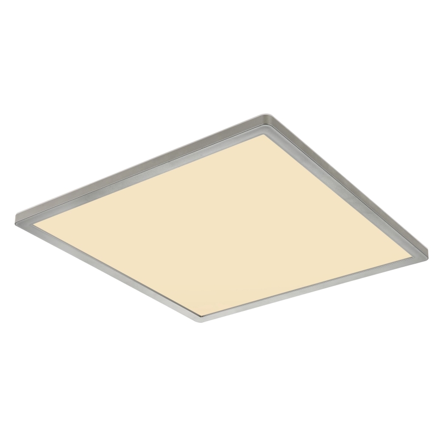Globo - LED Dimbare badkamer plafondverlichting LED/24W/230V 42x42 cm IP44 mat chroom