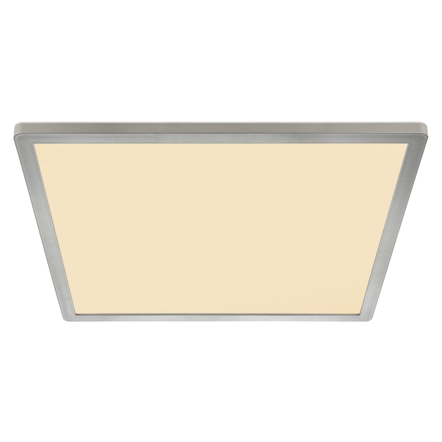 Globo - LED Dimbare badkamer plafondverlichting LED/24W/230V 42x42 cm IP44 mat chroom