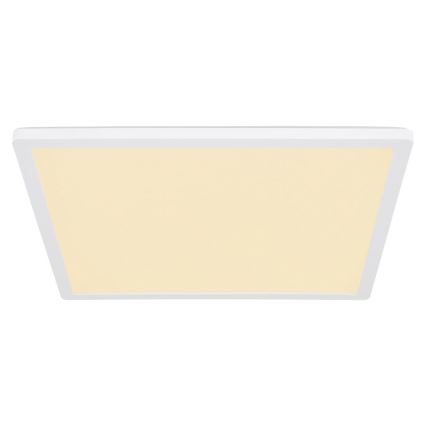 Globo - Plafonnier à intensité variable salle de bain LED/24W/230V 42x42 cm IP44 blanc