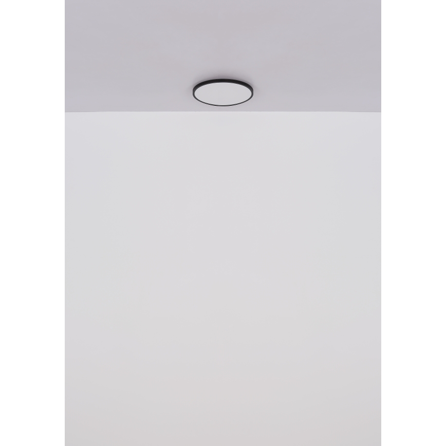 Globo - LED plafondlamp LED/15W/230V 4000K diameter 23 cm zwart