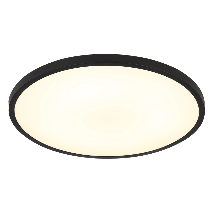Globo - Plafonnier LED 20 W/230 V 4000 K Ø 30 cm noir