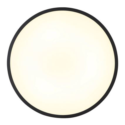 Globo - Plafonnier LED 20 W/230 V 4000 K Ø 30 cm noir