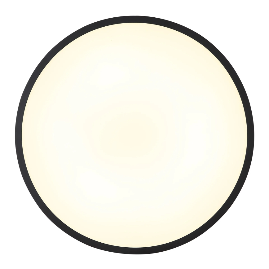 Globo - Plafonnier LED 20 W/230 V 4000 K Ø 30 cm noir
