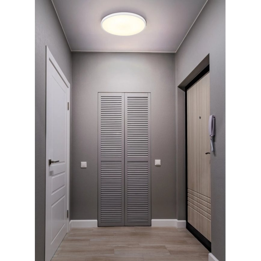 Globo - Plafonnier LED/20W/230V 4000K, diam. 30 cm, blanc