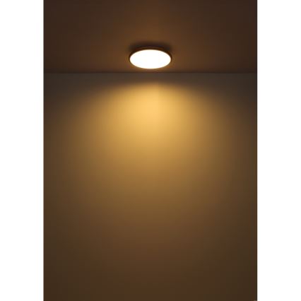 Globo - Plafonnier LED/18W/230V 3000K d. 35 cm noir