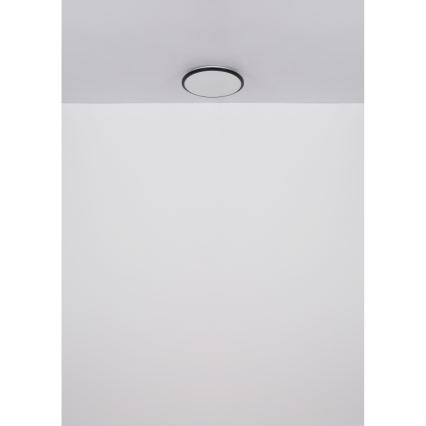Globo - Plafonnier LED/18W/230V 3000K d. 35 cm noir