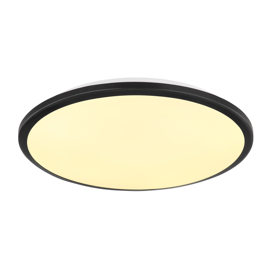 Globo - Plafonnier LED/18W/230V 3000K d. 35 cm noir