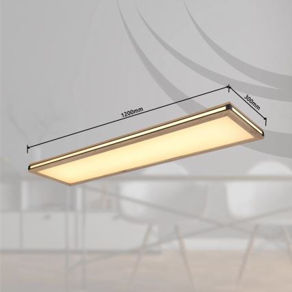 Globo - Dimbare LED plafondlamp LED/36W/230V 3000K 30x120 cm