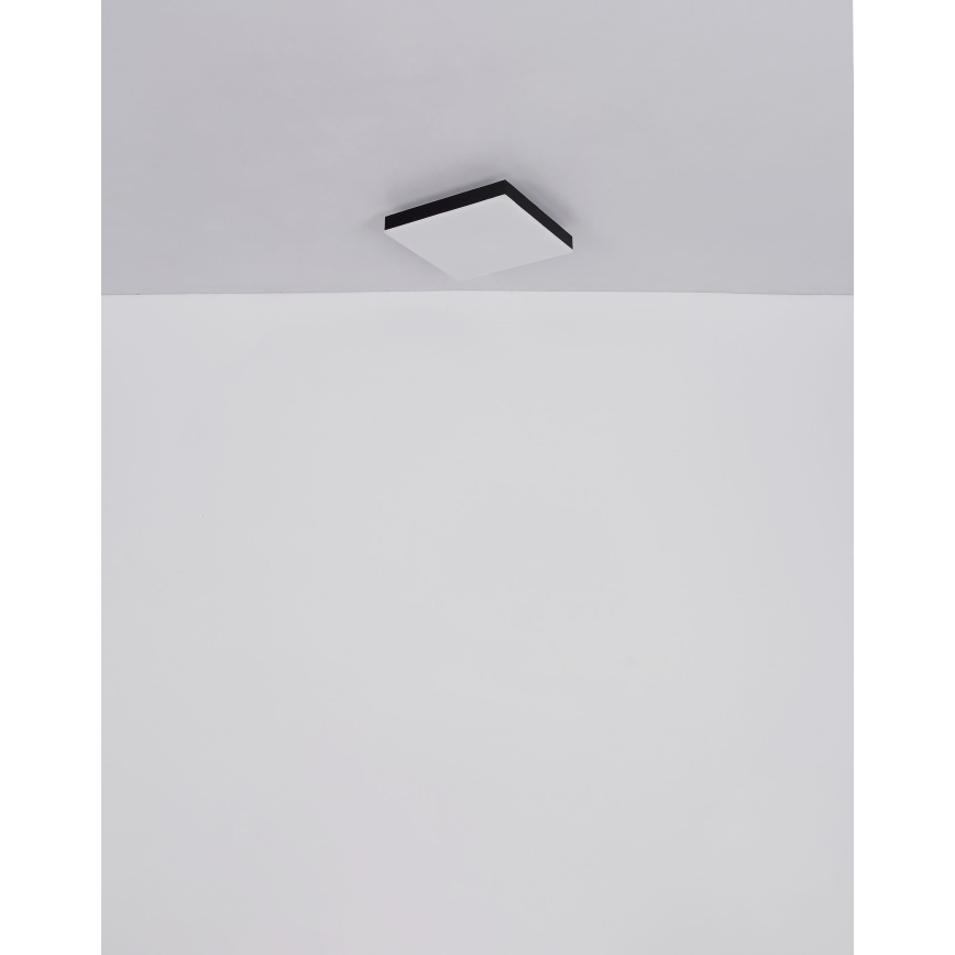 Globo - Dimbare LED plafondlamp LED/24W/230V 2700-6500K zwart + afstandsbediening