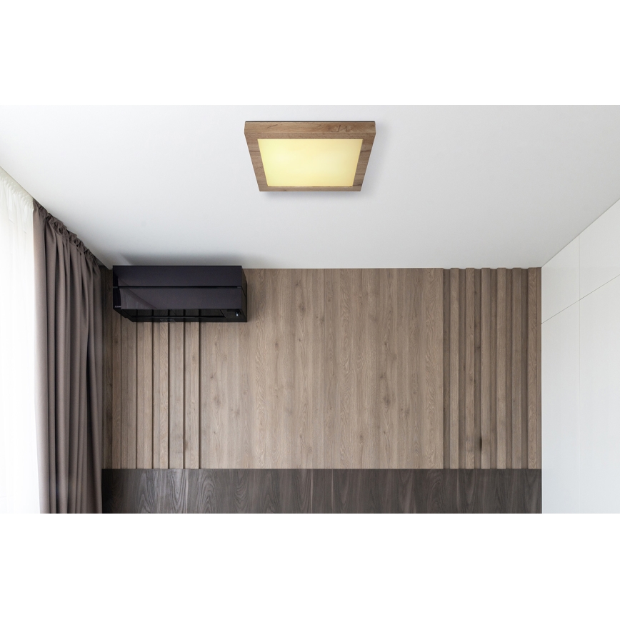 Globo - LED Plafondlamp LED/16W/230V bruin