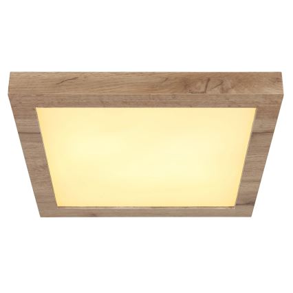 Globo - LED Plafondlamp LED/16W/230V bruin