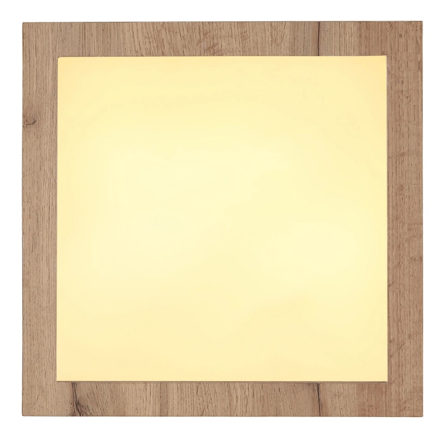 Globo - LED Plafondlamp LED/16W/230V bruin