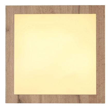 Globo - Plafonnier LED/16W/230V marron