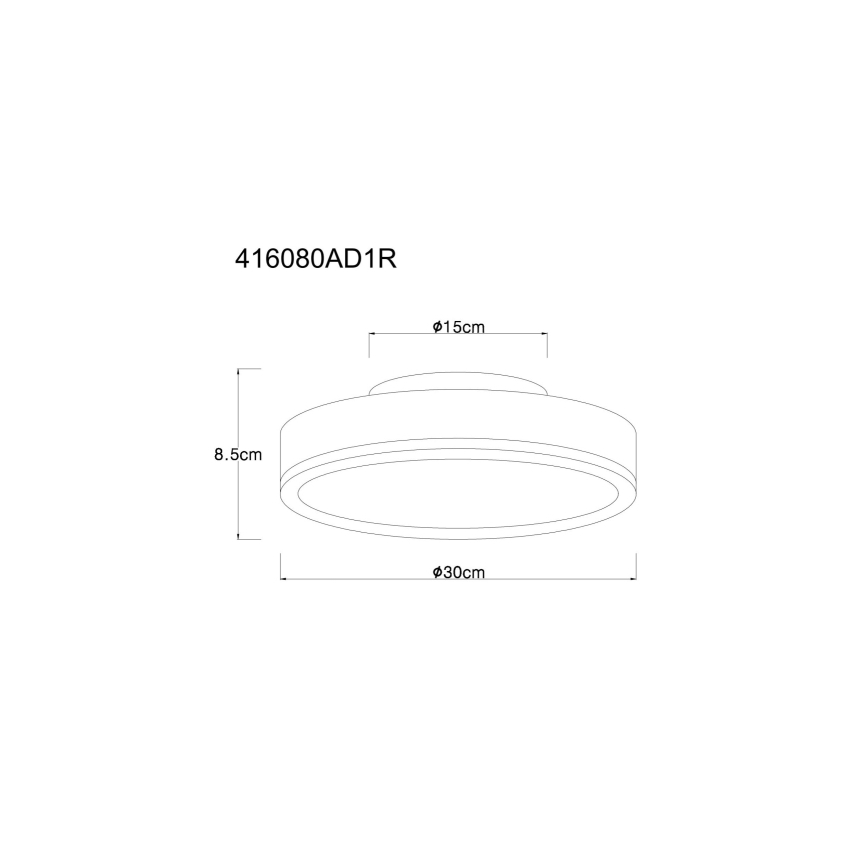 Globo - LED plafondlamp LED/12W/230V 3000K diameter 30 cm