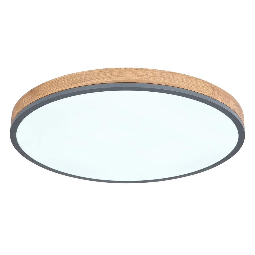 Globo - Dimbare LED plafondlamp LED/40W/230V 2700-6500K diameter 60 cm + afstandsbediening bruin/grijs
