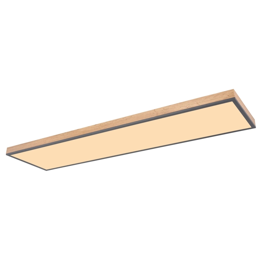 Globo - Plafonnier LED dimmable LED/36W/230V 2700-6500K marron/gris + télécommande