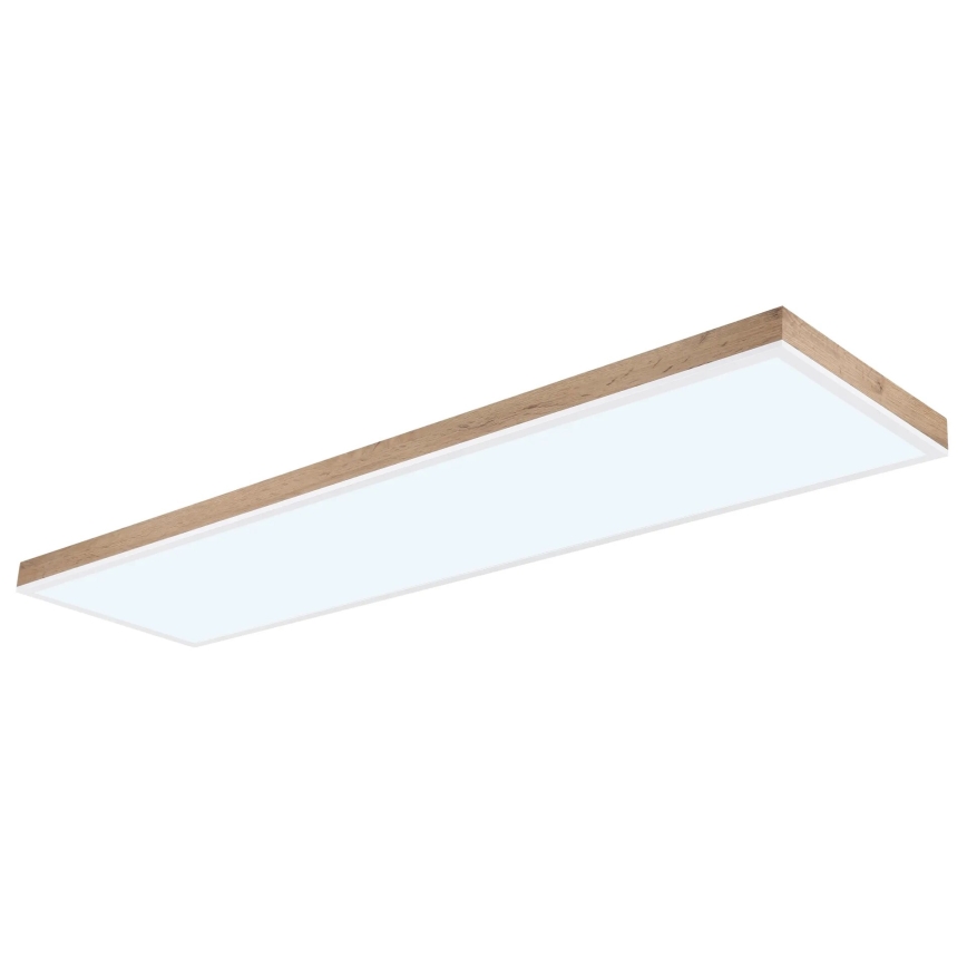 Globo - Plafonnier à intensité variable LED/36W/230V 2700-6500K + télécommande marron/blanc