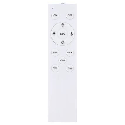 Globo - Plafonnier à intensité variable LED/36W/230V 2700-6500K + télécommande marron/blanc