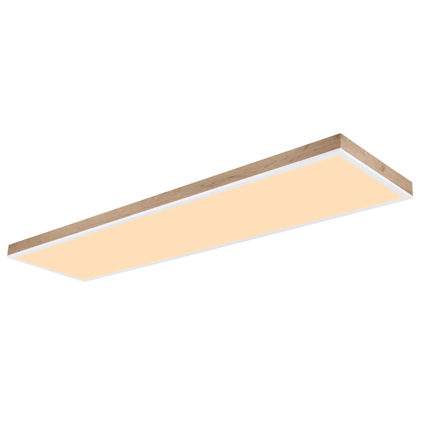 Globo - Plafonnier LED dimmable LED/36W/230V 2700-6500K marron/blanc + télécommande