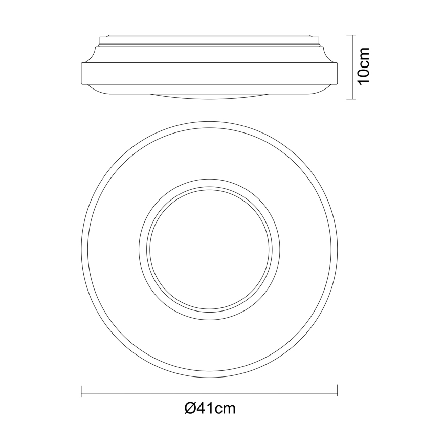 Globo - LED Plafondlamp LED/24W/230V