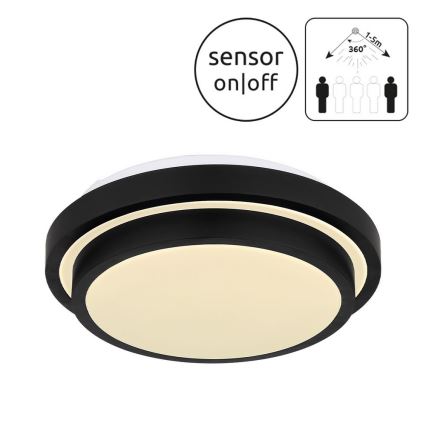 Globo - LED Badkamerplafondlamp met sensor LED/18W/230V IP44