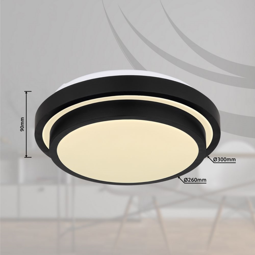 Globo - LED Badkamerplafondlamp met sensor LED/18W/230V IP44