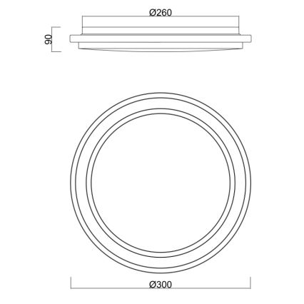 Globo - Luminaire de salle de bains LED avec détecteur LED/18W/230V IP44