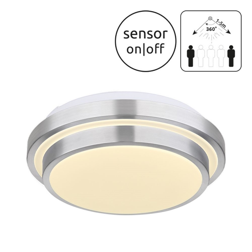 Globo - Luminaire de salle de bains LED avec détecteur LED/18W/230V IP44