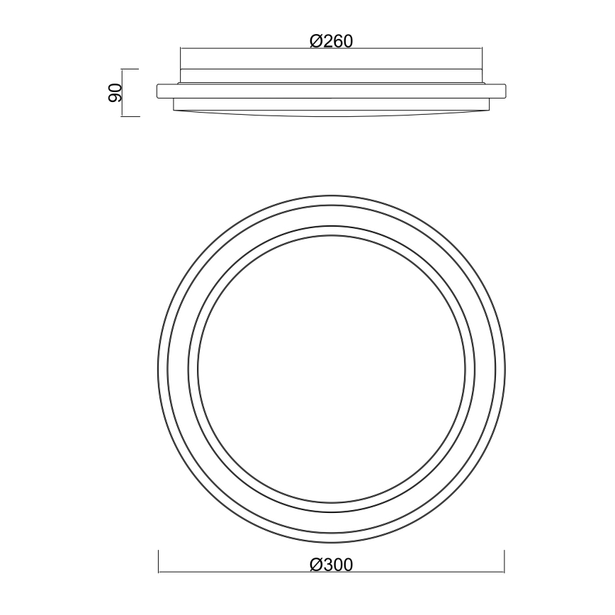 Globo - Luminaire de salle de bains LED avec détecteur LED/18W/230V IP44