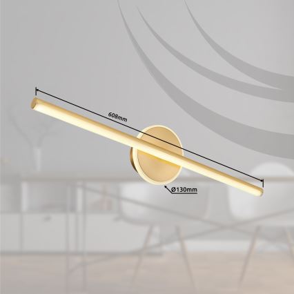 Globo - Éclairage de miroir LED salle de bain LED/10W/230V 60,8 cm IP44 doré
