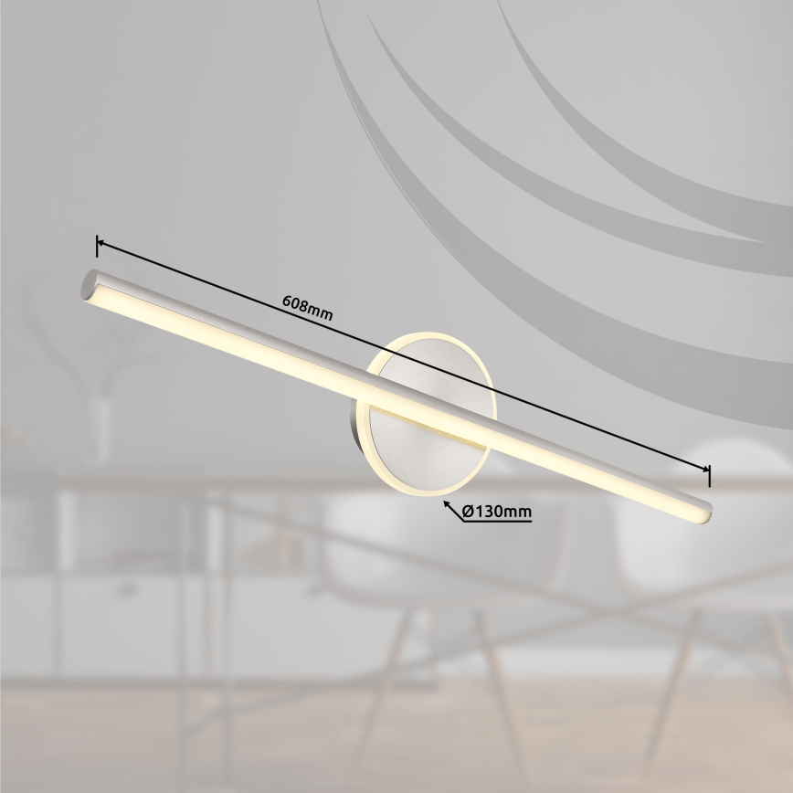 Globo - LED Badkamer spiegelverlichting LED/10W/230V 60,8 cm IP44 glanzend chroom