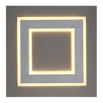 Globo - LED Plafondlamp LED/24W/230V 3000K 32x32 cm antraciet