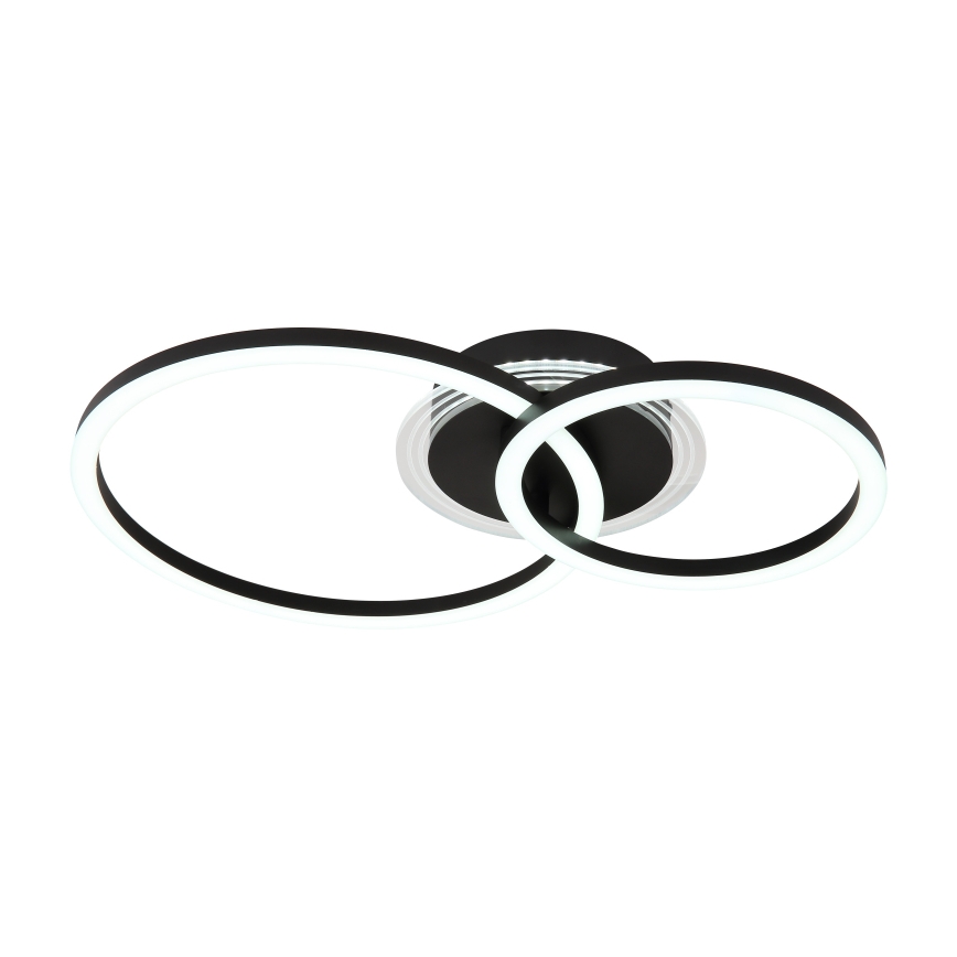 Globo - LED Plafondlamp LED/30W/230V 2700/4500/6500K Ø 33x50 cm zwart