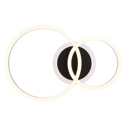 Globo - LED Plafondlamp LED/30W/230V 2700/4500/6500K Ø 33x50 cm zwart