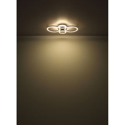 Globo - Plafonnier LED 40W/230V 2700/4500/6500K Ø 35,5x53 cm noir