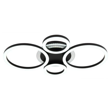 Globo - Plafonnier LED 40W/230V 2700/4500/6500K Ø 35,5x53 cm noir