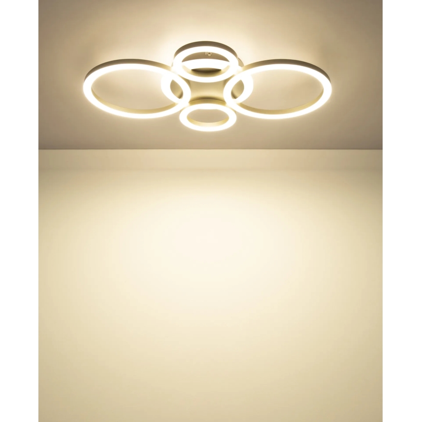 Globo - LED Plafondlamp LED/40W/230V 2700/4500/6500K pr. 35,5x53 cm messing