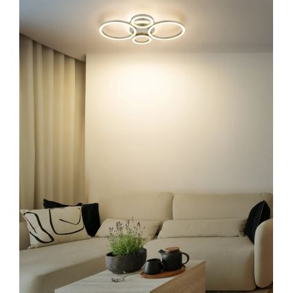 Globo - Plafonnier LED LED/40W/230V 2700/4500/6500K Ø 35,5 x 53 cm laiton