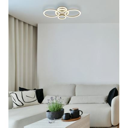 Globo - Plafonnier LED LED/40W/230V 2700/4500/6500K Ø 35,5 x 53 cm laiton