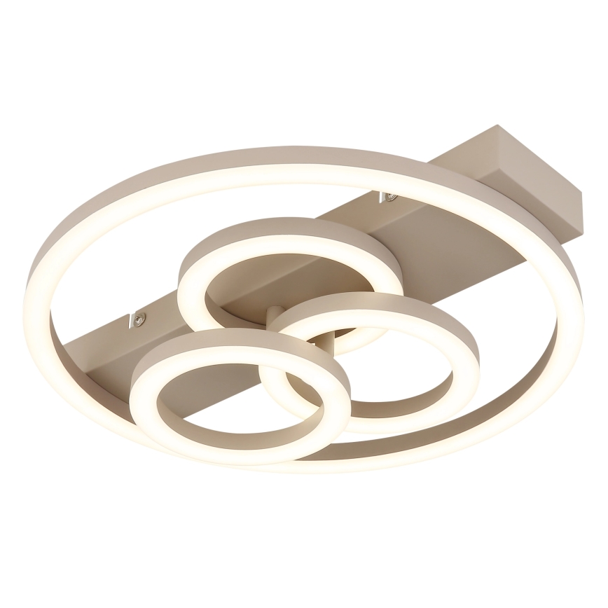 Globo - Plafonnier LED dimmable LED/40W/230V 2700-6500K 35×33 cm beige + télécommande