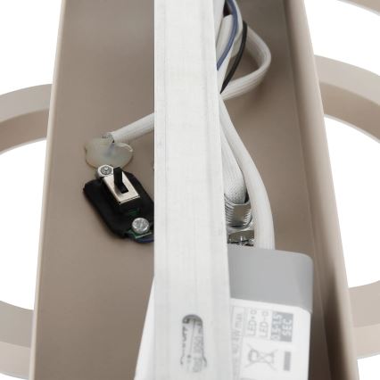 Globo - Plafonnier LED dimmable LED/40W/230V 2700-6500K 35×33 cm beige + télécommande