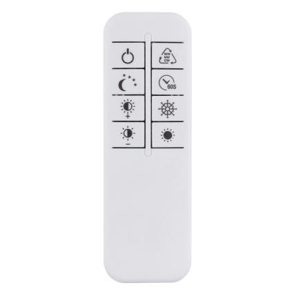Globo - LED dimbare plafondlamp LED/30W/230V 2700-6500K Ø 52,5 cm zwart + afstandsbediening