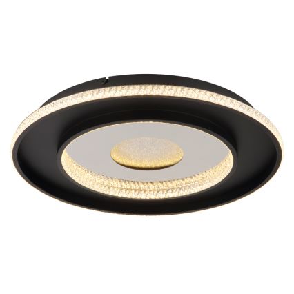 Globo - Plafonnier LED dimmable LED/30W/230V 2700-6500K Ø 52,5 cm noir + télécommande