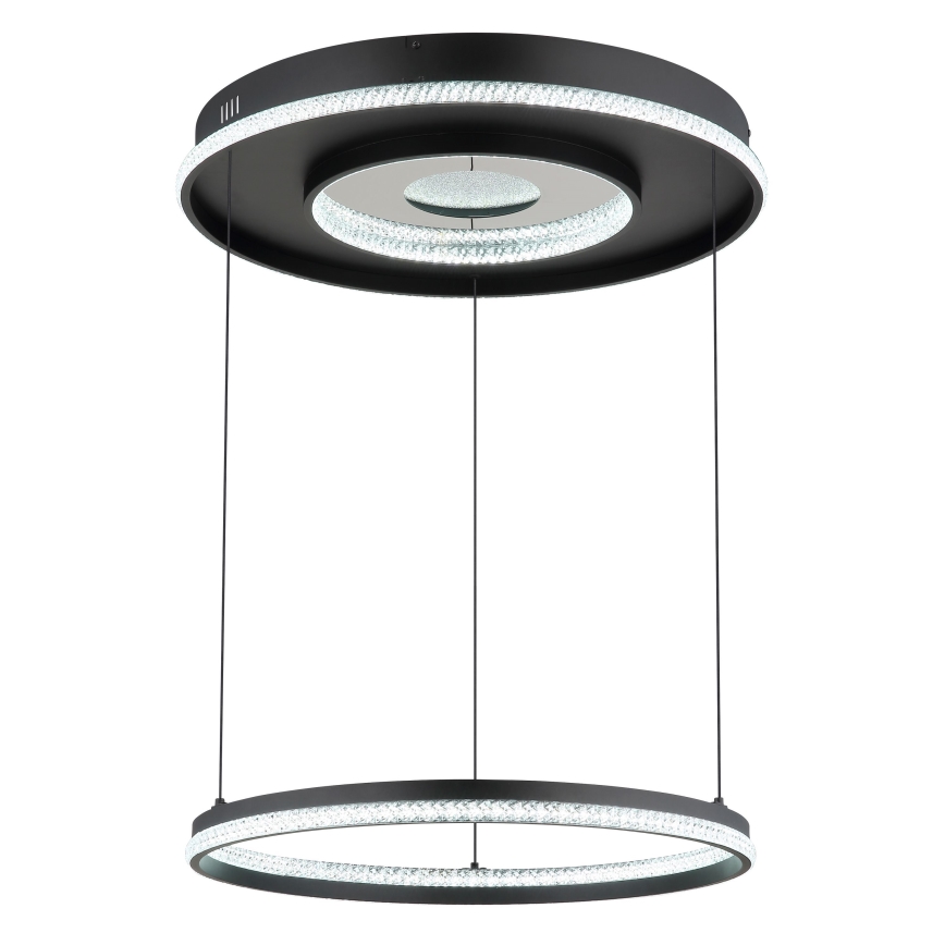 Globo - Lustre LED dimmable sur câble LED/54W/230V 2700-6500K Ø 60 cm noir + télécommande