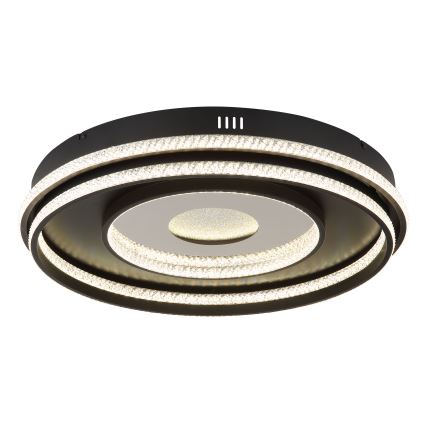 Globo - Lustre LED dimmable sur câble LED/54W/230V 2700-6500K Ø 60 cm noir + télécommande