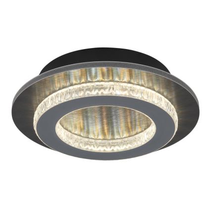 Globo - Plafonnier LED/12W/230V 3000/4000/6500K Ø 20 cm anthracite