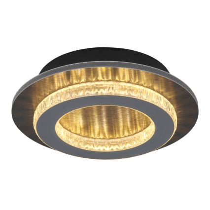 Globo - Plafonnier LED/12W/230V 3000/4000/6500K Ø 20 cm anthracite