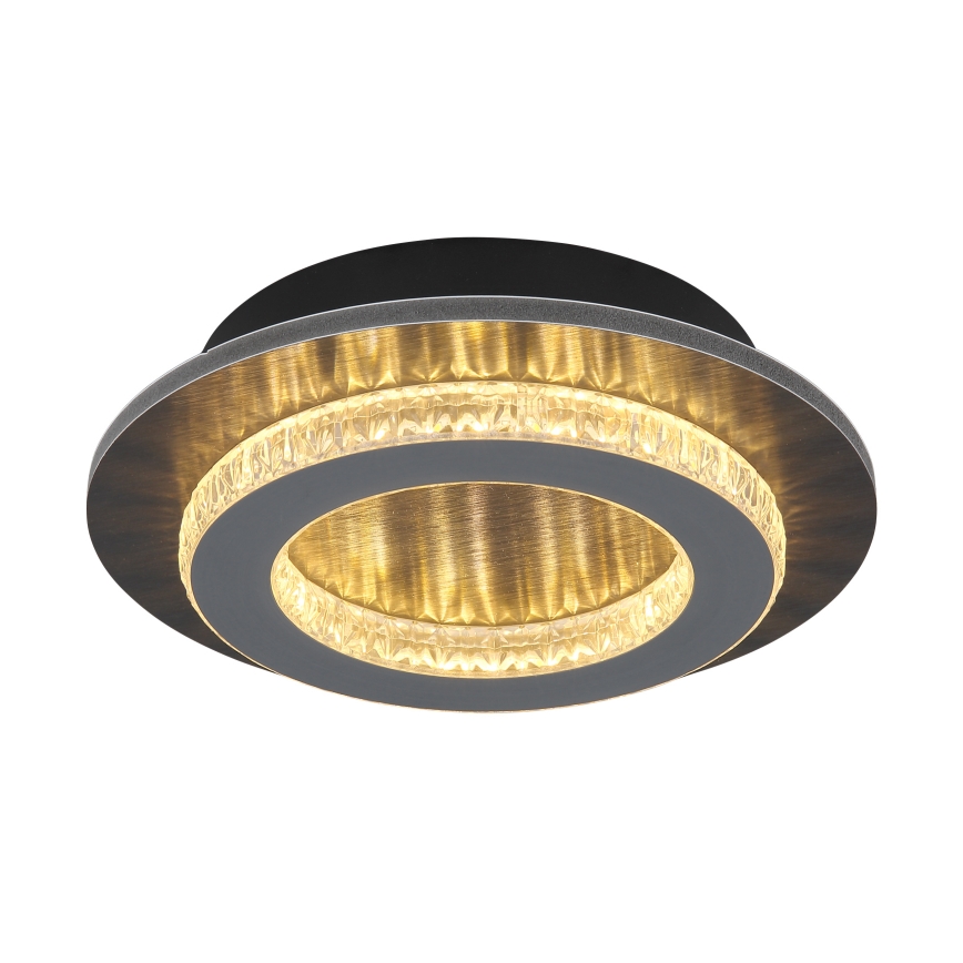 Globo - Plafonnier LED/12W/230V 3000/4000/6500K Ø 20 cm anthracite