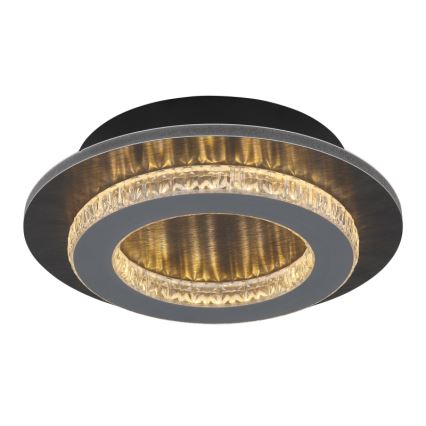 Globo - Plafonnier LED/12W/230V 3000/4000/6500K Ø 20 cm anthracite